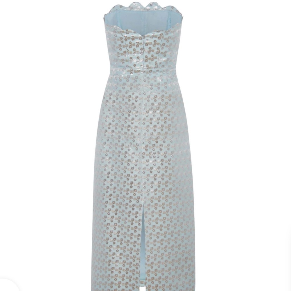Markarian Strapless Ice Blue Marcella dress NWT - Picture 4 of 13